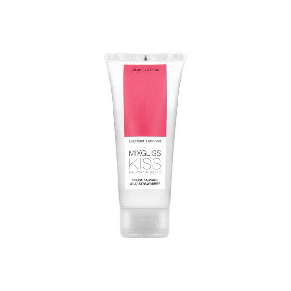 Lubrifiant Mixgliss eau Kiss Fraise sauvage 70 ML 